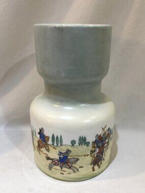 Vintage Heinrich Germany Ceramic Pottery Hand Painted Vase